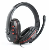 GHS-402 Gembird Stereo gejmerske slusalice sa mikrofonom+volume kontrolom 2x3.5mm