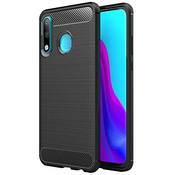 Silikonski ovitek za Huawei P30 Lite - mat carbon črn