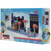 POZZI Sonic The Hedgehog Studiopolis cona Playset, interaktivni igralni igralec vključujejo 2,5 ” / 6cm Slika Sonic Action, (21551346)