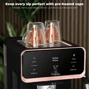 Berlinger Haus Digitalni espresso aparat Black Rose 3u1, Sa toplim i hladnim režimom, Crni