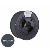 C-Tech Tiskarska vrvica (filament) PREMIUM LINE, PETG, jekleno siva, RAL7011, 1,75mm, 1kg
