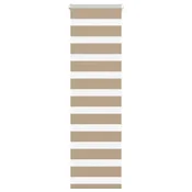 Zebra zavjesa Pješcano smeda 45x150 cm Širina tkanine 40,9 cm Poliester