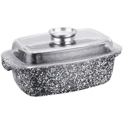 KLAUSBERG KB7365 Duboki pekac sa staklenim poklopcem 32x21x10,5 cm 4,5l