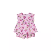 Mayoral Komplet top in hlače 1238 Roza Regular Fit