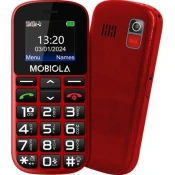 MOBIOLA mobilni telefon MB200, Red
