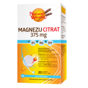 Natural Wealth Magnezij citrat 375 mg + B1 + B6 + B9, 20 šumečih tablet