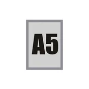 Magnetni okvir A5 - srebrn
