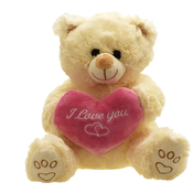 Plišana igračka Tea Toys - Medvjed sa srcem, 25 cm