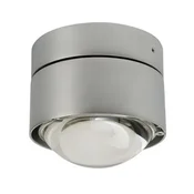 Top Light Stropna svetilka Puk Plus, mat nikelj - Hodnik - Sodobni - Kovina