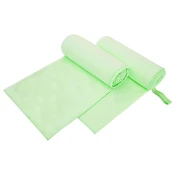 vidaXL Športne brisače 2 pcs Zelena 200 x 100 cm Poliester in poliamid