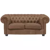 Landscape CHESTERFIELD ZOFA, rjava tekstil