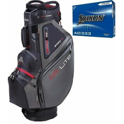 Big Max Dri Lite Sport 2 SET Black/Charcoal Golf torba Cart Bag