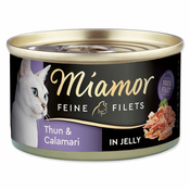 Finnern Konzerva MIAMOR Feine Filets tuňák + kalamáry v želé 6 x 100 g
