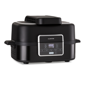 Klarstein Combo Air, cvrtnik na vroč zrak z žarom, 5 programov, 1500 W, 4,5 l košara za žar, 2,5 l košara za cvrtje (TK3G-ComboAirBlack)