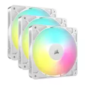 Corsair - Ventilatori Corsair 3x RS120 ARGB 120mm PWM-Triple Pack - White, CO-9050185-WW