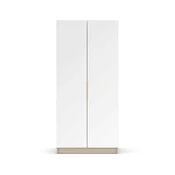 Garderobna omara Mirtillo z dvema ogledaloma 100 cm - kašmir