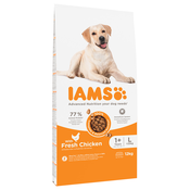 2 kg gratis! 12 kg IAMS for Vitality Dog - Adult Large