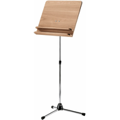 Konig & Meyer 118/3 Orchestra Music Stand Chrome - Walnut Wooden Desk
