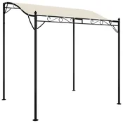 Vidaxl Nadstrešek krem 2x2,3 m 180 g/m2 blago in jeklo