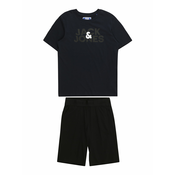 Jack & Jones Junior Jogging komplet ULA, morsko plava / maslinasta / crna / bijela