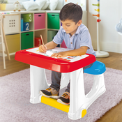 Fisher Price Smart Desk - Happy Školska klupa sa stocicem za decu