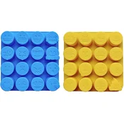 2X Silikonski kalup EMOTIONS SMILE FACES za sladoled XXL
