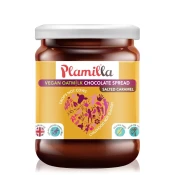 VEGANSKI ČOKOLADNI NAMAZ Z OKUSOM SLANE KARAMELE, 275 g