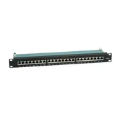 VALUE Patch panel STP CAT6 19 24 porta, crni 26.99.0353-5