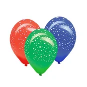 Napihljiv balon Zvezdice barvna mešanica O30cm `L` [100 kosov]