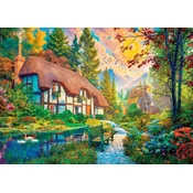 Dino - Puzzle Hiša ob reki - 2 000 kosov