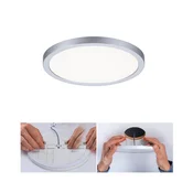 Paulmann LED plošča Areo 4.000K okrogla krom 17,5cm - Kuhinja - Sodobni - mat krom - Plastika