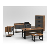 Hanah Home Set kancelarijskog nameštaja Mn11-Ba