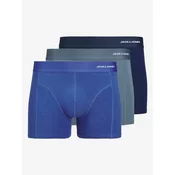 Jack & Jones Oprijete boksarice 3 Piece Modra