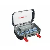 Bosch komplet lukenj za plocevino za mm vodoinštalaterje, 9-delni, 20–64 2608580882