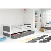 Krevet BMS Rico + ladica 200x90 cm, BIA grafit