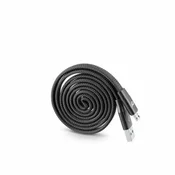 USB KABEL NAVIJALNI MICRO čRN, CELLULAR LINE