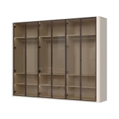 Jela Ormar Rondo P6-6AL/RO, 288x225x56cm, Bež - metalik