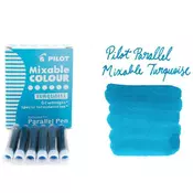 Patrone za kaligrafsko pero PARALLEL PEN Pilot TURQUOISE 1/6