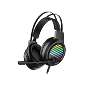 Tracer Gaming slušalice sa mikrofonom Gamezone GZ VPRO, Kontrola zvuka, RGB, Crne