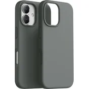 Dviced Silikonska MagSafe maska za iPhone 17, siva