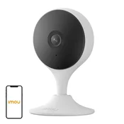 Cue 2, 3 MP resolution, 1/2.7 inch progressive CMOS sensor, ICR, H.265 H.264 video compression, up to 25 fps, 2.8 mm lens, field of view 112 deg H, 58 deg V, 131 deg D, night vision IR up to 10 m, 2.4 GHz Wi Fi, MicroSD up to 256 GB, built in mic/spe