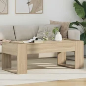 vidaXL Klubska miza Sonoma hrast 110 x 50 x 41 cm Konstruiran les