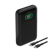 Belkin BOOST CHARGE™ USB-C Power Delivery PowerBank, 20000 mAh, 65 W, z zaslonom, črna