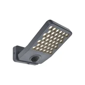 Lutec LED reflektor ATLANTIS, senzor pokreta, tamno sivi, 14W, 4000K, IP54