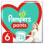 Pampers Pants hlačne plenice, Velikost 6, 15 kg+, 25 kosov