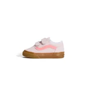 VANS Nizke superge Old Skool Hook and Loop rjava / roza / bela