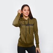 GymBeam Ženska dukserica Athlete Military Green XS