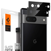 Spigen - Glas.tR EZ Fit Optik.TR steklo za kamero (2 kosa) - Google Pixel 7 - črno