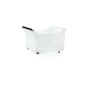 Prosperplast NUK6L 37 l prozoren organizator na kolesih