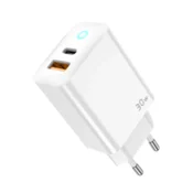 Jellico hišni polnilec adapter EU13 Quick Charge PD 30W vhod 1x USB A in 1x Type C - (s kablom Lightning - TypeC) 3.0 bel
